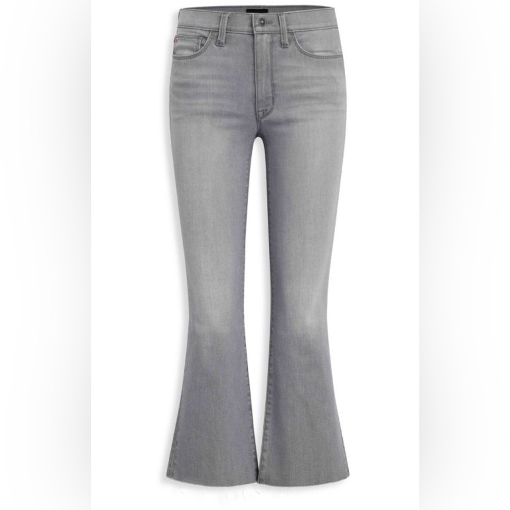 Hudson Jeans Grey Blair High Rise Cropped Bootcut Jeans size 27 - Picture 5 of 12